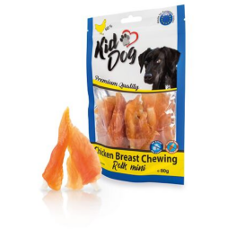 KIDDOG kuřecí prsa na buvolí tyčince mini 9 cm 80 g